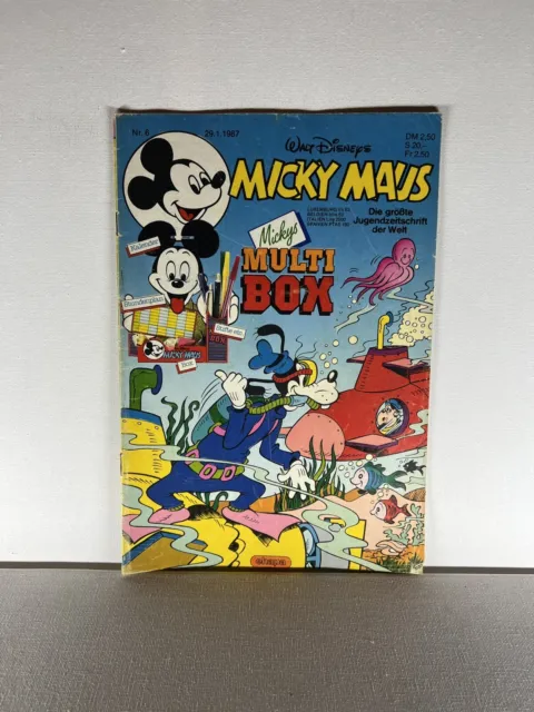 Micky Maus Heft Nr 6 Disney Comic #H2 Sammlung Selten Konvolut Selten