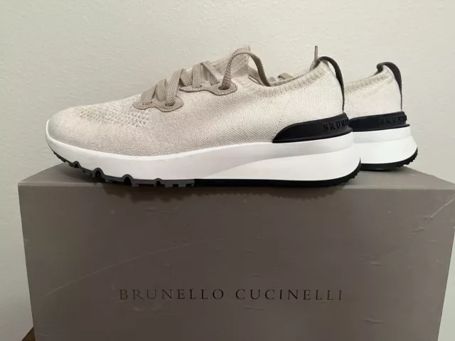 Brunello Cucinelli - Mens Knit Sneakers Size 7