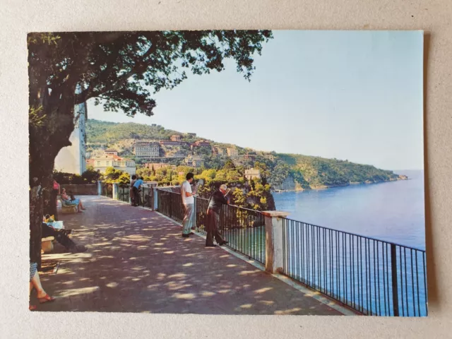 SORRENTO General view of Public Gardens 1970 Vintage Postcard (Italy)