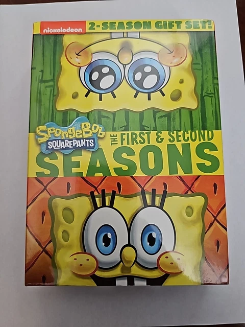 New Dvd Spongebob Squarepants Complete First And Second Seasons  Nickelodeon