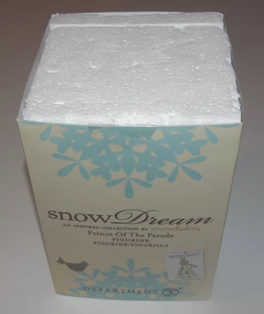 Dept 56 Snowbabies Dream Collection Prince of the Parade Figurine 25.00 label 3