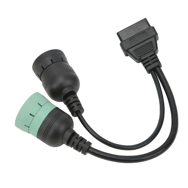Câble Truck OBDII 16Pin Female To 6pin J1708 9pin J1939 Splitter Y Diag