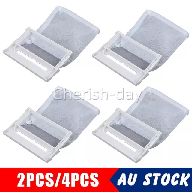 2/4x Washing Machine Lint Filter Bag For LG Fuzzy Logic WF-T656