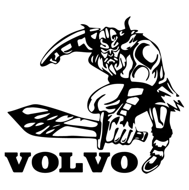 Sticker autocollant Volvo viking gauche