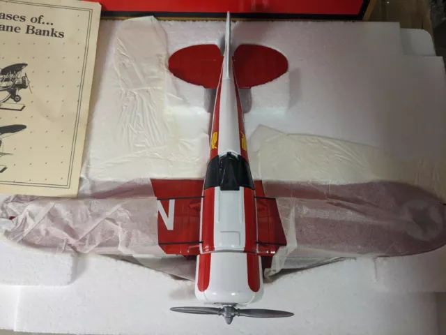 Wings Of Texaco 1930 Travel Air  Die Cast Plane Bank Model R Mystery Ship