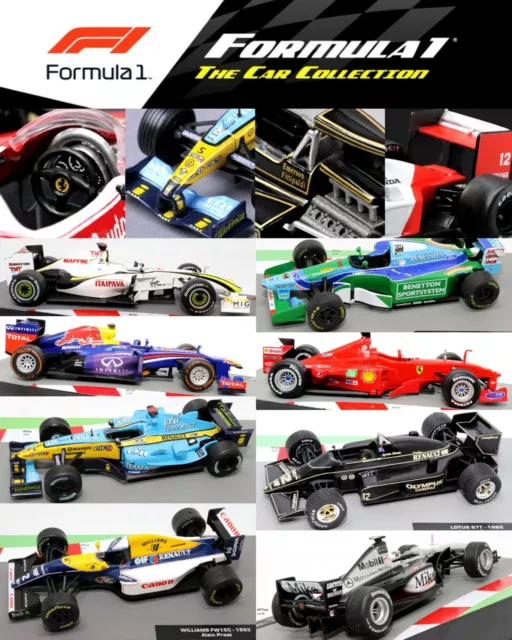 Formula 1 Collezione Auto Gran Premio 1:43 Modello in Scala F1 SCEGLI LA TUA AUTO