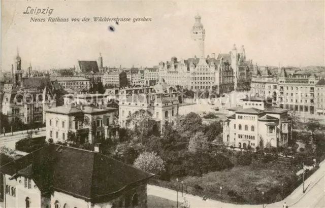 73811412 Leipzig Neues Rathaus von der Waechterstrasse gesehen Leipzig