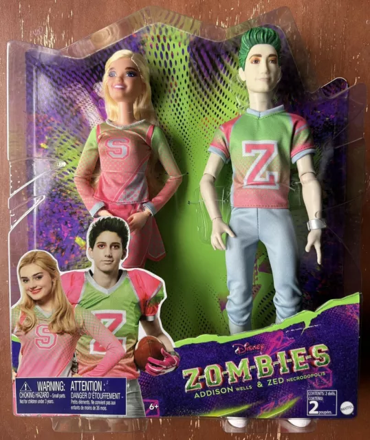 Zombies Disney 2-Pack Addison And Zed Dolls, 51% OFF