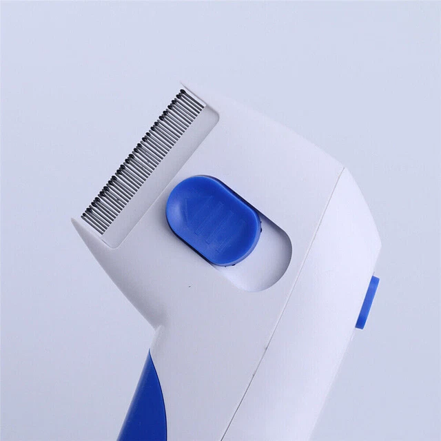 Electric Flea Zapper Lice Remover Hair Comb Brush Cat Dog Safe Cleaning Tool` 6