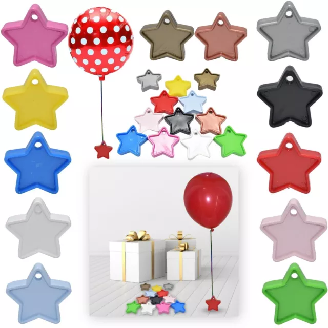 Pesado Estrella Globo de Helio Peso Decoración Fiesta Reutilizable Calidad Tool