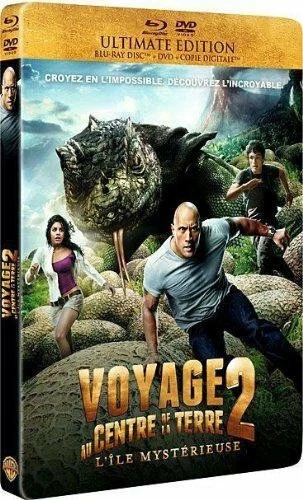 Voyage au Centre de la Terre 2 L'île Blu-Ray + DVD boîte métal Neuf sous blister