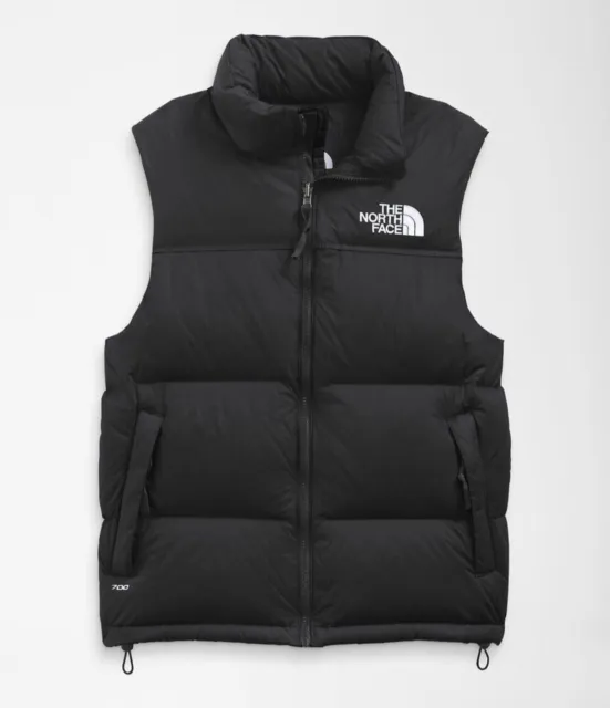 NEW The North Face Men's  1996 Retro Nuptse down puffer vest in Black SMALL