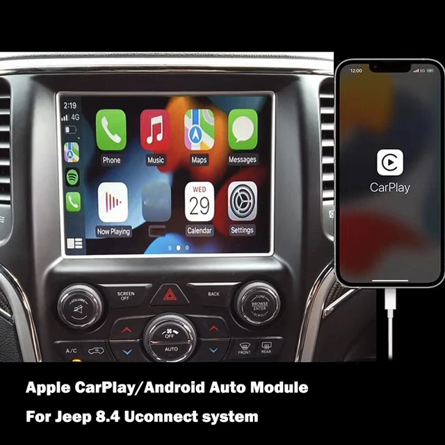 WIRELESS APPLE CARPLAY Android Auto Decoder For Jeep Grand Cherokee WK2