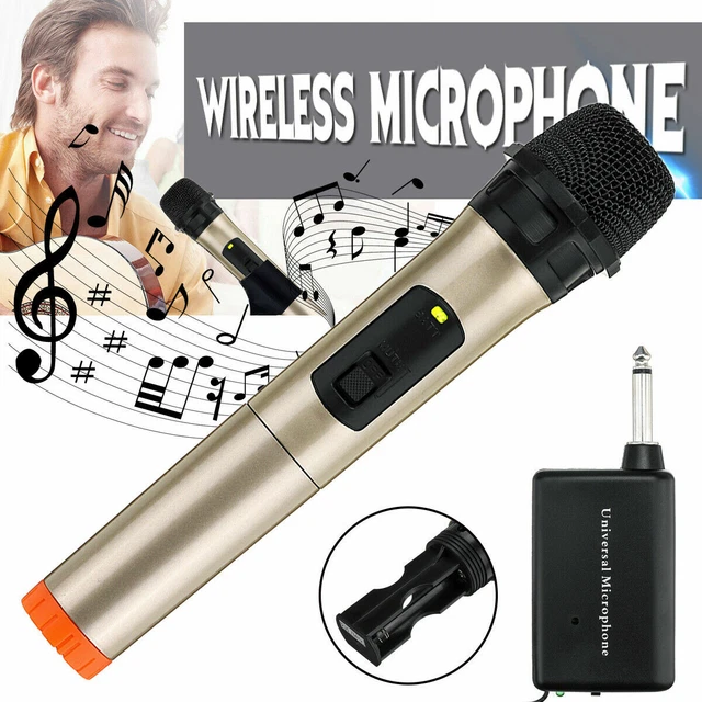 Wireless's Mircrophone PROFESSIONAL MIC SYSTEM Wireless Microphone Receiver UHF Handheld ...