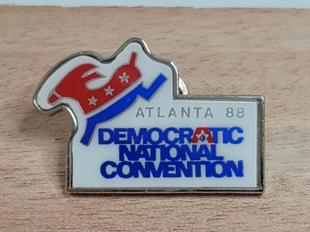 Vintage Atlanta 1988 Democratic National Convention Pin