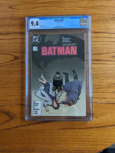 Batman #404 (DC Comics 1987) Frank Miller *CGC 9.4* Year One Part One of Four