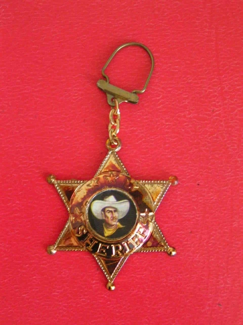 Etoile De Sheriff - Ancien Porte Cle -  Keychain