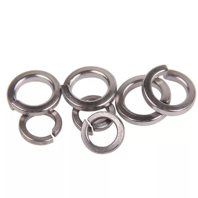 M1.6/M2/M2.5/M5-M12 304 Stainless Steel Split Lock Washers Spring Washers DIN127