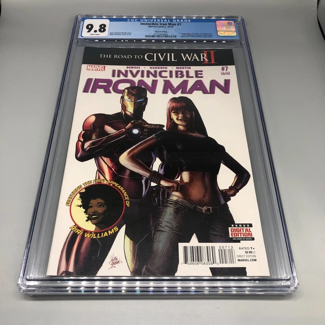 Invincible Iron Man #7 CGC 9.8 3rd Print 1st Appearance Ri Ri Williams Marvel