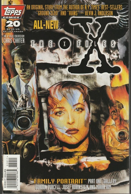 The X-Files Vol 1 #20 Topps Comics 1996 "Family Portrait - Part One"