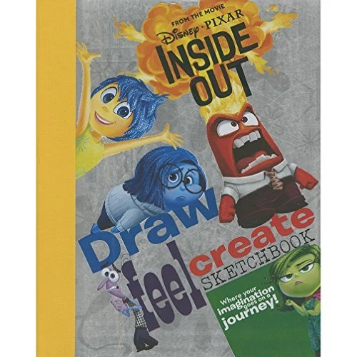 Create Inside Out DISNEY PIXAR INSIDE Out Draw, Feel, Create Sketchbook (Disney ...