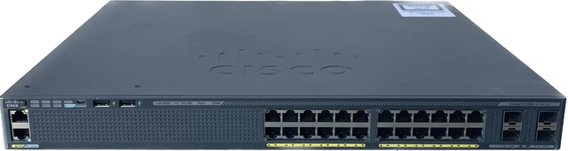 CISCO CATALYST WS-C2960X-24PS-L 24-Port Gigabit PoE Ethernet Switch ...