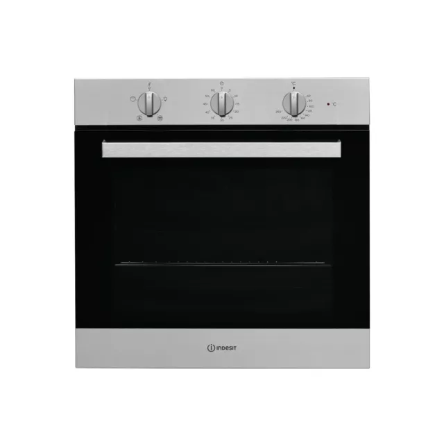 Indesit Aria Electric Fan Assisted Single Oven - Stainless Steel IFW6330IX