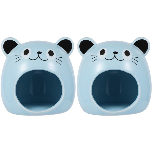 Hamster Set 2 Nest Aus Keramik Für Haustiere Meerschweinchen Rennmaus