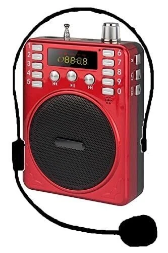 Haut-parleur/amplificateur de voix multimédia rechargeable pour karaoké...