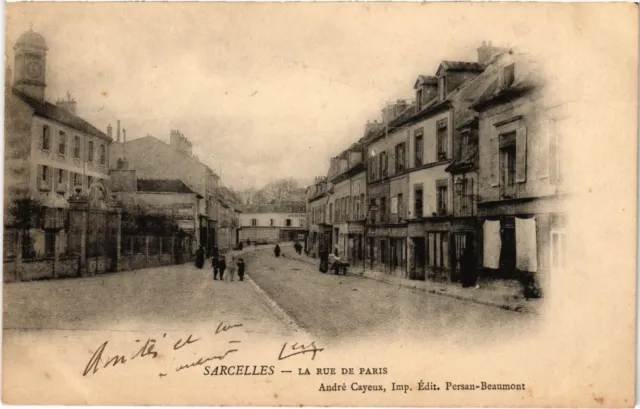 CPA Sarcelles La Rue de Paris FRANCE (1330044)