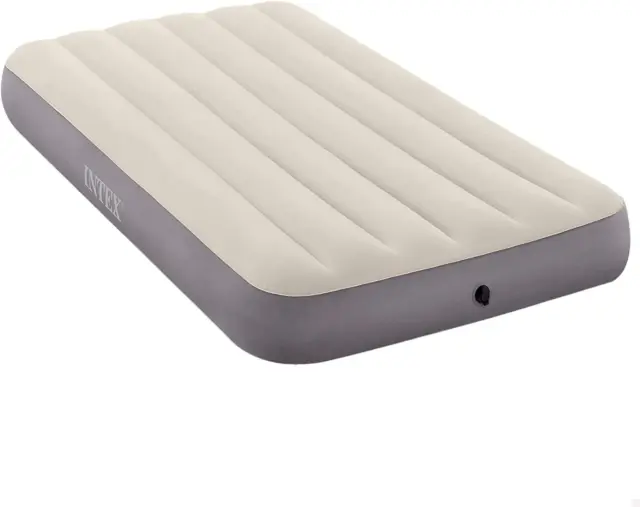 Intex 64101 Dura-Beam Standard Single Height Inflatable Airbed, Twin - Open Box