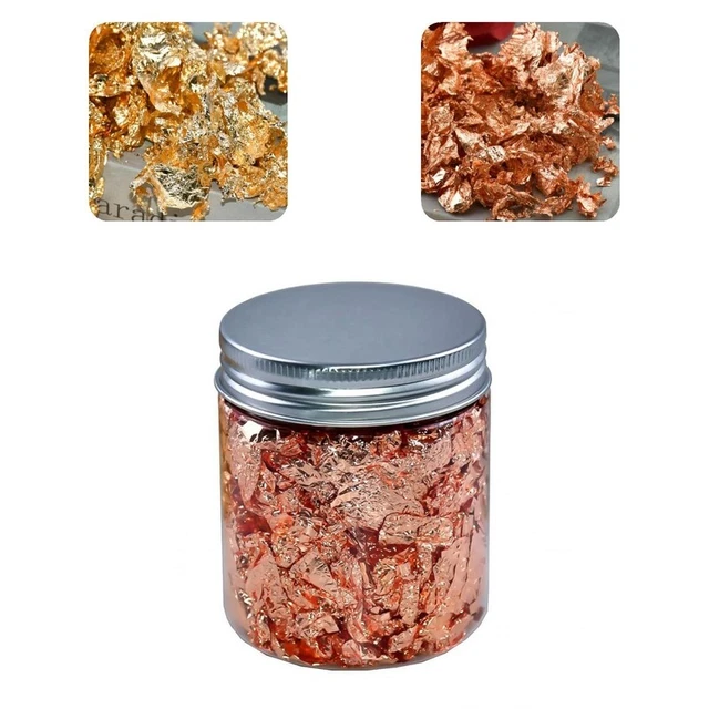 Goldfolie einfach verstellbar Flocke Art Decor Goldfolie 3 Farben
