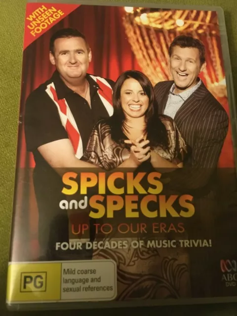 Spicks and Specks - Up To Our Era's. DVD - 4 Decade Special. PG. Adam Hills