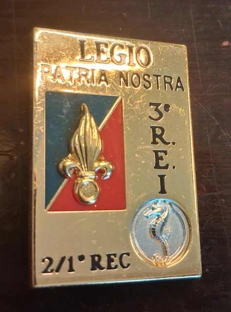 INSIGNE 2° REI CIS Cie Instruction FIA Légion Etrangère VINTAGE
