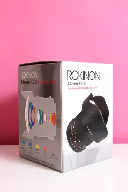 *BRAND NEW ROKINON SAMYANG 14mm f/2.8 ED ULTRA WIDE FULL FRAME LENS FOR SONY E!!