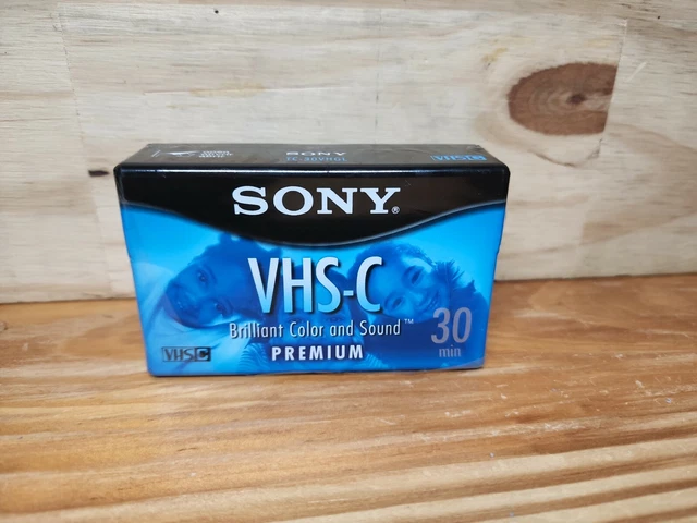 Sony VHS-C Premium Grade TC-30VHGL 30 Min Tape NIP Brand New