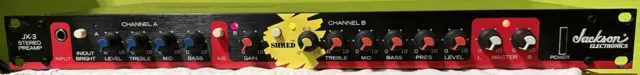 JACKSON JX-3 guitar tube preamp 1980’s * Super Rare * 80s Distortion