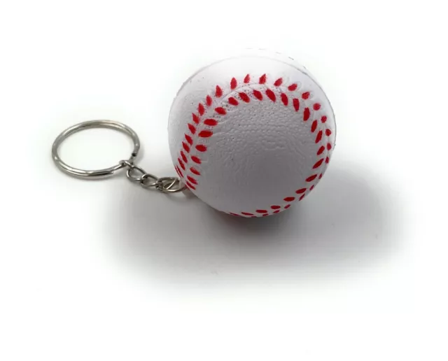 Baseball Deporte Bola Llavero Metal Amuleto de la Suerte Colgante