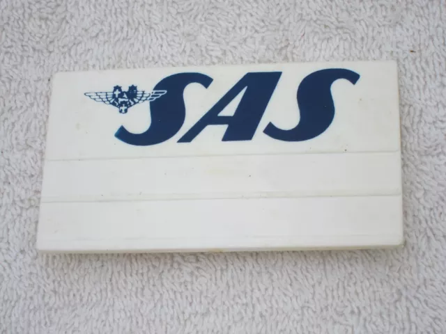 Vintage SAS (Scandinavian Airline System) Name Badge