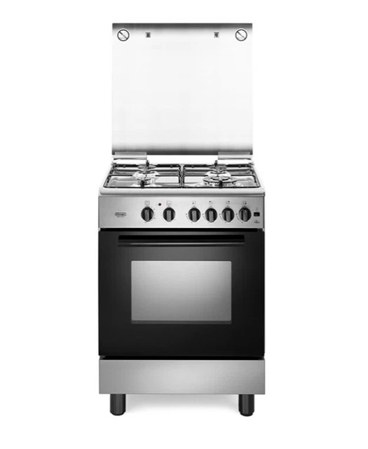 Longhi FGVX64 Cuisine Inox 90x60 CM 4 Feux Four La Gaz Multifonctions