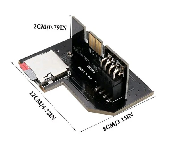 Adattatore Micro SD Per SD2SP2 Per GameCube: Lettore SDLoad SDL Per Swiss E GBI (Verde)