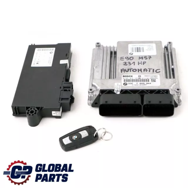 BMW E90 E91 E92 330d M57N2 231 PS Motor ECU KIT DDE 7809944 CAS + Schlüssel Automatik