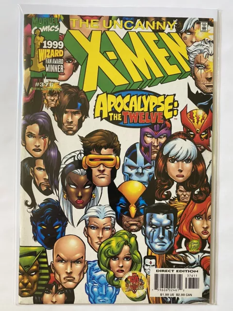 Uncanny X Men 376 Marvel Comic 2000 VF- 7.5 - 8.0 Apocalypse / Twelve / Sinister