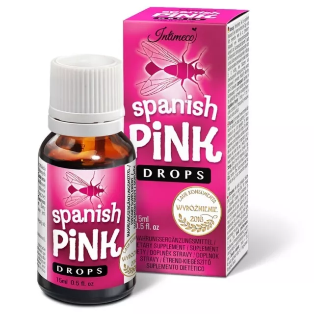 Intimeco Spanish Pink Drops Enhanced Effects that Increase Female Sexual Libido