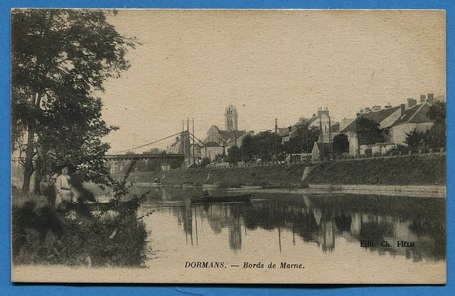 CPA: Dormans - Bords de Marne