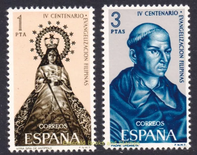 EBS Spain 1965 - 400th Ann. Evangelization of the Philippines - 1587-1588 MNH**