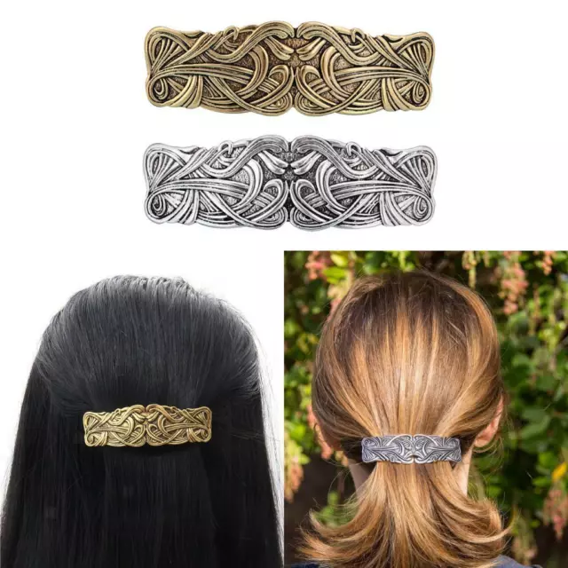 Classic Viking Celtic Dreadlocks Hairclip Headdress Hair Pin for Women