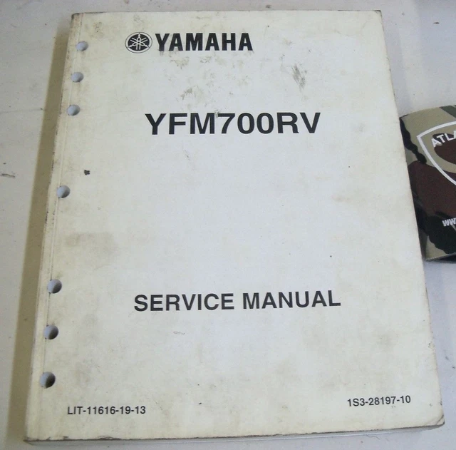 Yamaha Yfm700Rv Atv Service Shop Repair Manual C.r. 2005