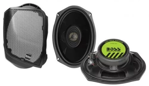 BOSS AUDIO BHD14 6"x9" 175W RMS COAXIAL SPEAKERS FOR SELECT 14+ HARLEY VEHICLES