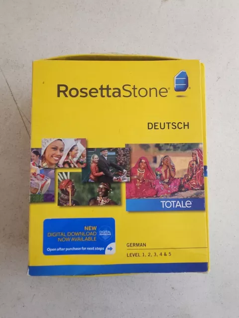 Rosetta Stone Deutsch TOTAL Version 4 German Level 1 For P C  Mac Sealed